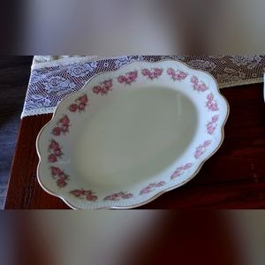 Beautiful vintage floral platter